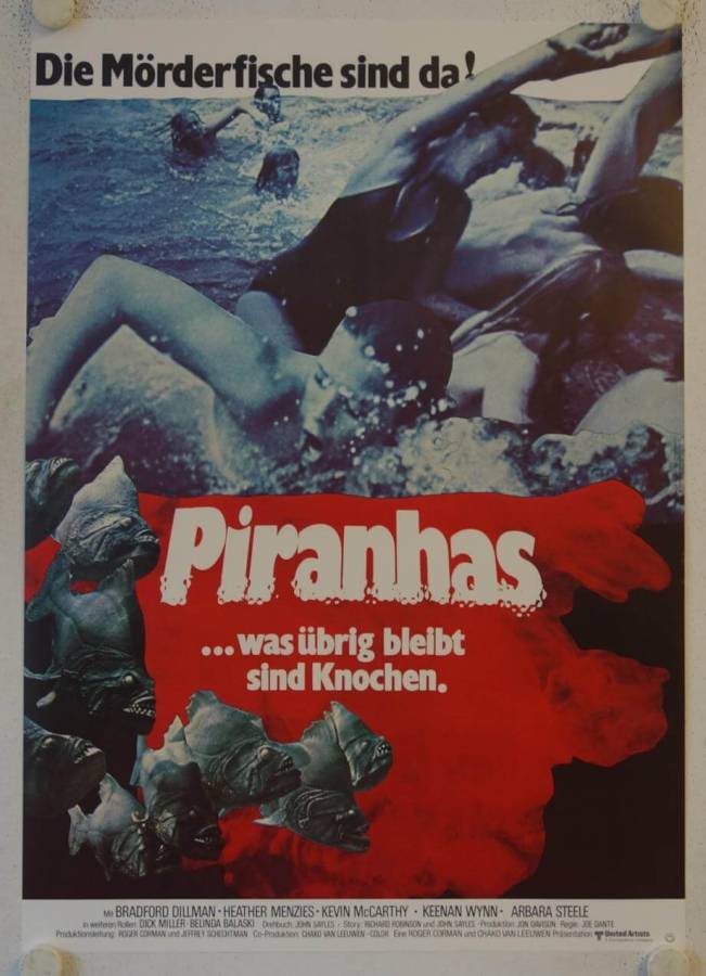 Piranhas originales deutsches Filmplakat
